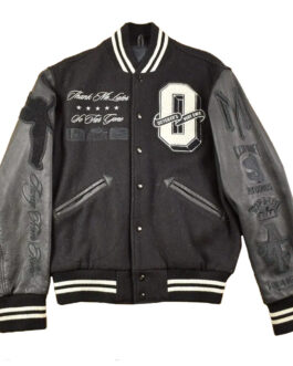 Thank Me Later Drake OVO Varsity Jacket