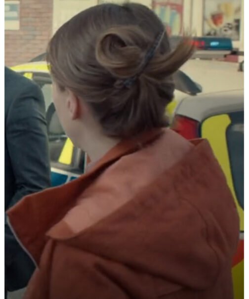 The Tower Gemma Whelan Orange Coat - Image 7