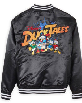 Ducktales Black Bomber Jacket