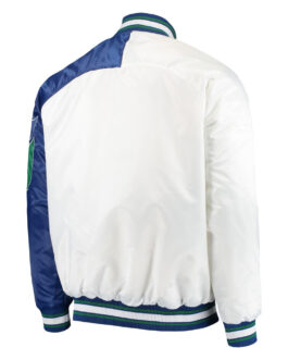 Dugout Championship Hartford Whalers White and Blue Jacket