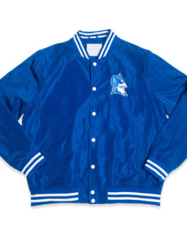 Vintage-Inspired Duke Blue Devils Royal Bomber Jacket