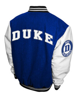 Duke Blue Devils Graduate Royal and White Varsity Jacket