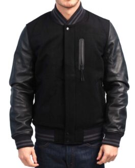 Top Boy Ashley Walters Black Varsity Jacket