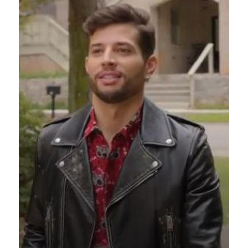 Dynasty S04 Rafael De La Fuente Leather Jacket - Image 2