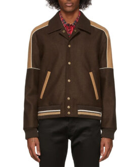 Jordan Mcgraw E! News Daily Pop Varsity Jacket