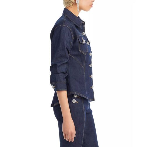 E! News Keltie Knight Denim Jacket - Image 5