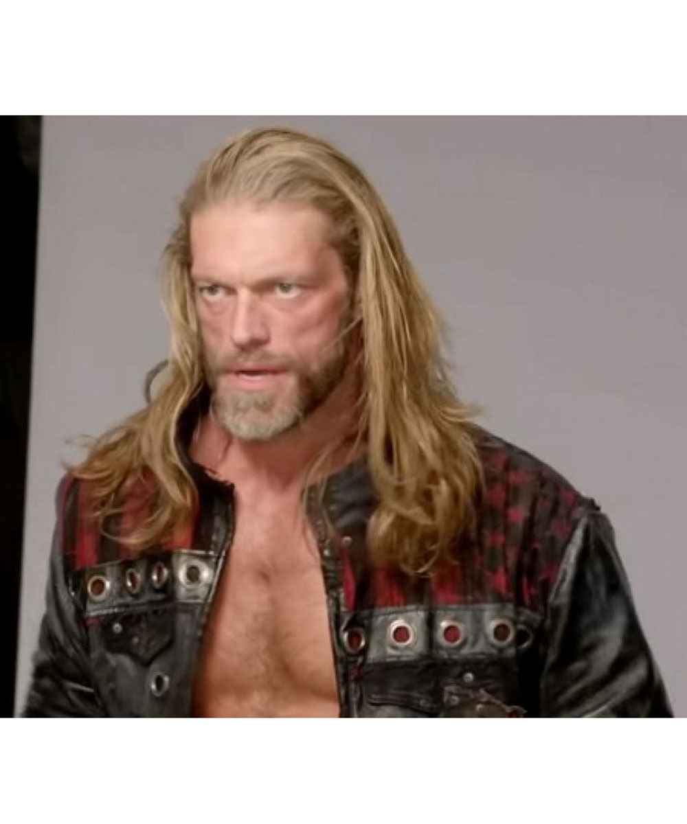 Edge Royal Rumble Leather Coat - Image 18