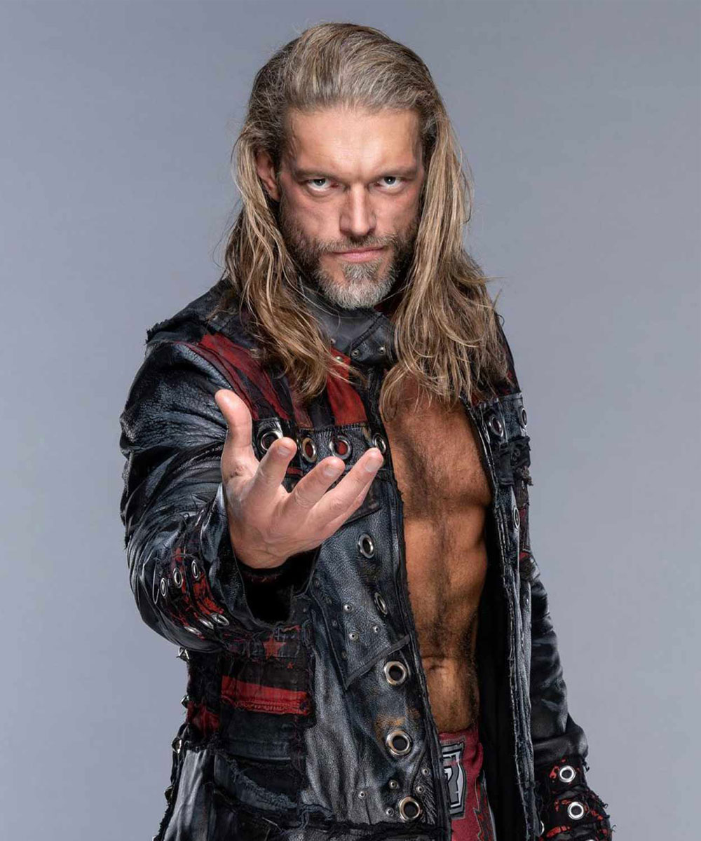 Edge Royal Rumble Leather Coat - Image 13