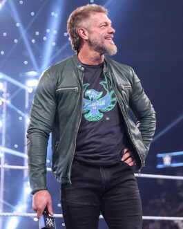 Edge WWE Green Leather Jacket