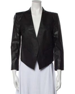 The Vampire Diaries S04 Nina Dobrev Leather Blazer