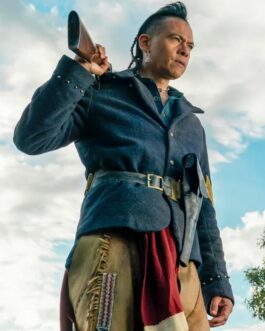 The English Chaske Spencer Blue Wool Jacket