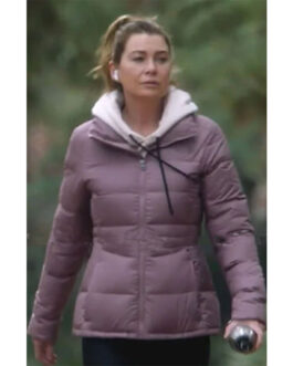 Ellen Pompeo Greys Anatomy Puffer Jacket