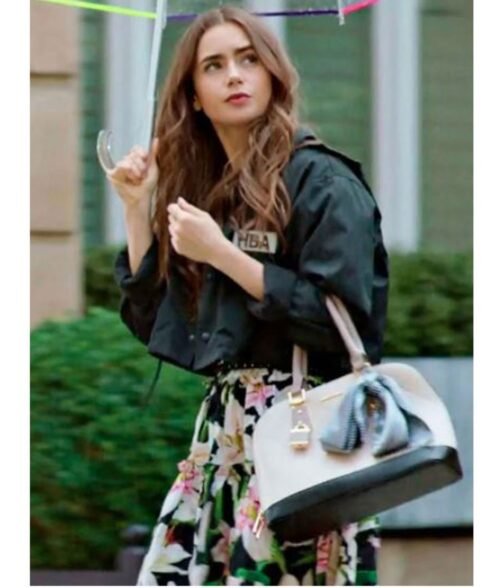 HBA Emily in Paris S02 Lily Collins Black Jacket - Image 6