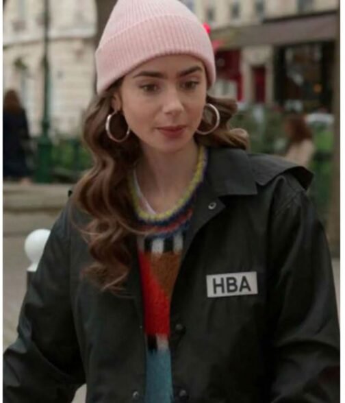 HBA Emily in Paris S02 Lily Collins Black Jacket - Image 7
