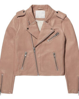 Red Band Society Ciara Bravo Pink Leather Jacket