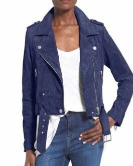 Empire S06 Rhyon Nicole Brown Blue Suede Jacket