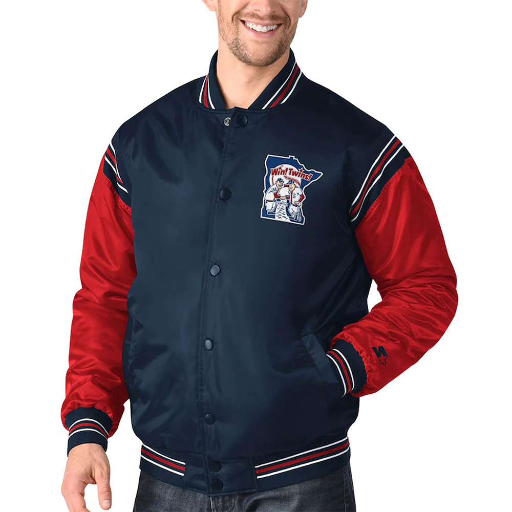 Enforce Minnesota Twins Navy and Red Jacket - Image 2