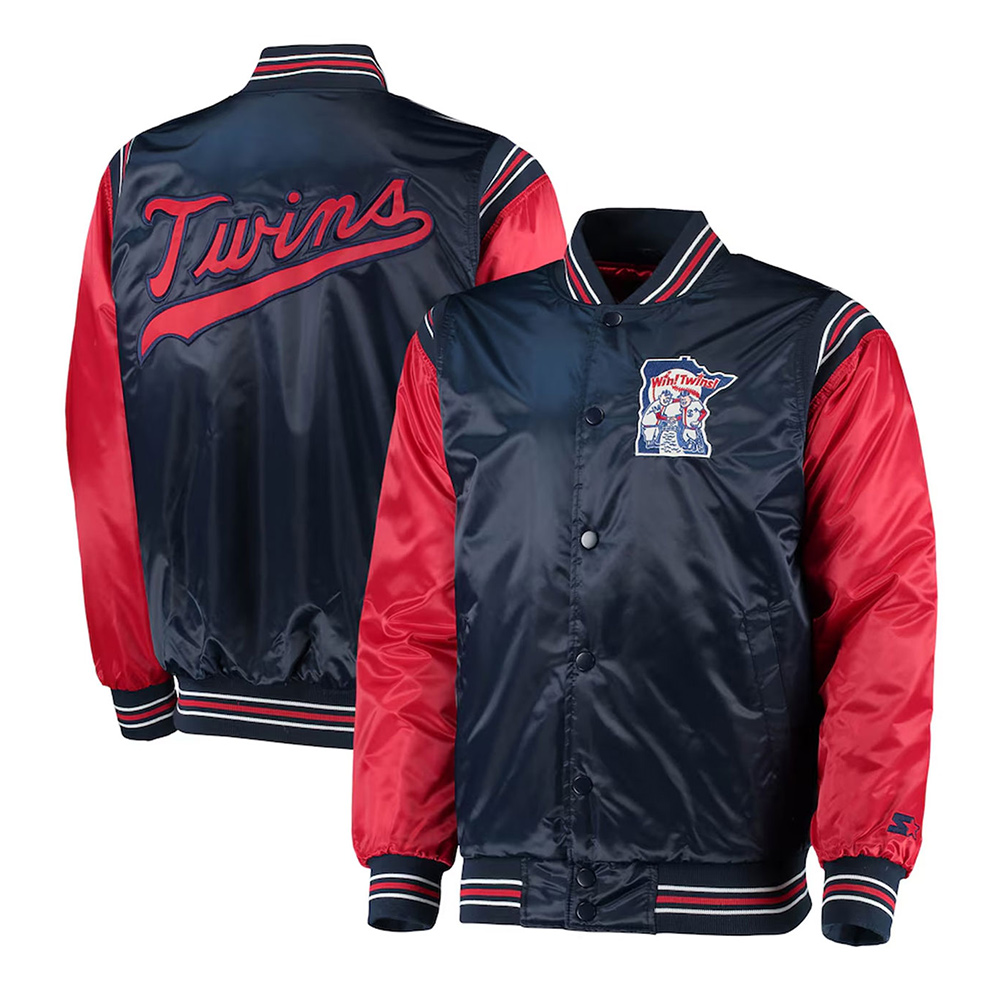 Enforce Minnesota Twins Navy and Red Jacket - Image 3