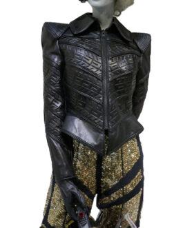 Emma Stone Cruella Leather Jacket