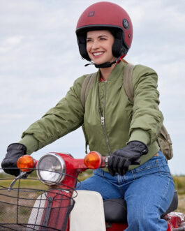 For Love & Honey Margaret Clunie Bomber Jacket