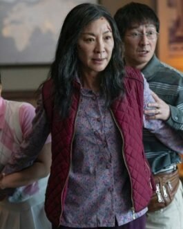 Michelle Yeoh Everything Everywhere All at Once Quilted Vest