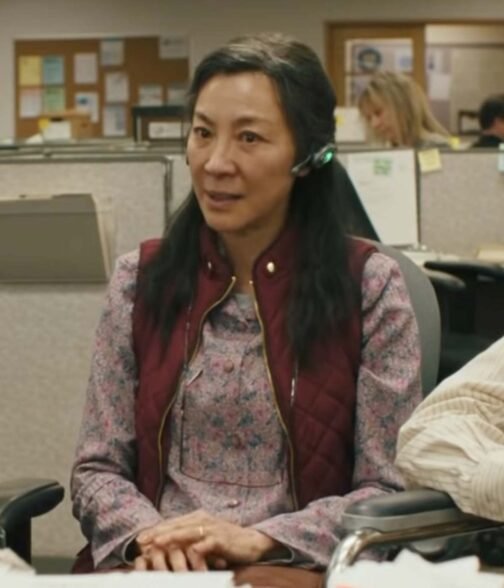 Michelle Yeoh Everything Everywhere All at Once Quilted Vest - Image 2