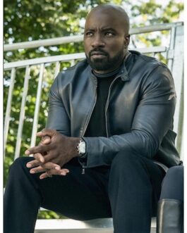 Evil Mike Colter Black Leather Jacket