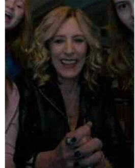 Evil S02 Christine Lahti Leather Hooded Jacket