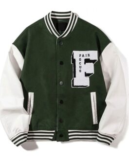 Fair Focus Good Letterman Retro Jacket
