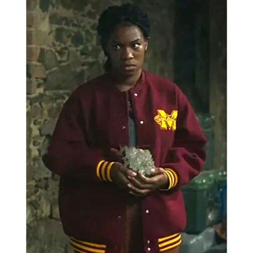 Precious Mustapha Fate Dolphins Varsity Jacket - Image 5