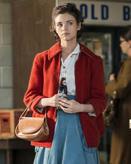 India Eisley I Am the Night Red Jacket