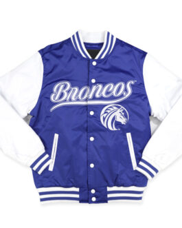 Fayetteville State Broncos Blue and White Jacket