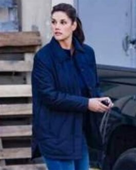 Missy Peregrym FBI Blue Quilted Jacket
