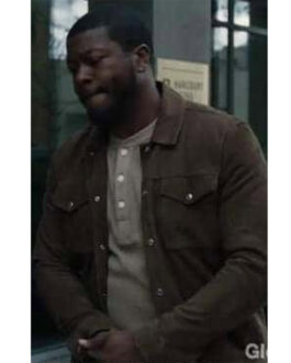 FBI Most Wanted Season 4 Edwin Hodge Suede Jacket