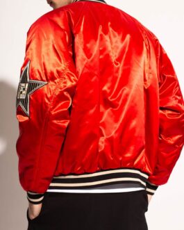 Fendi Red Bomber Jacket