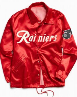 Field Flannels Seattle Rainiers Red Windbreaker