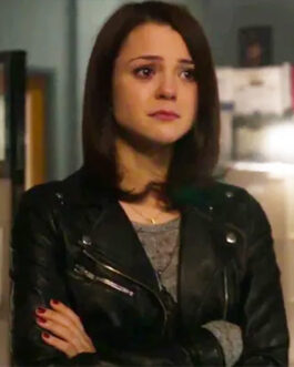 Finding Carter S02 Kathryn Prescott Leather Jacket