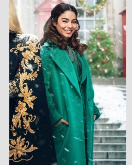 Vanessa Hudgens The Princess Switch 3 Wool Coat