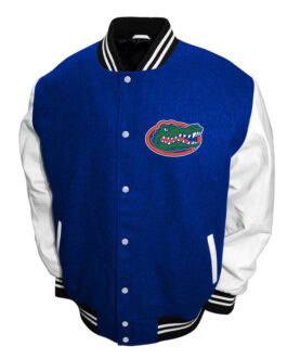Florida Gators Graduate Royal and White Varsity Jacket