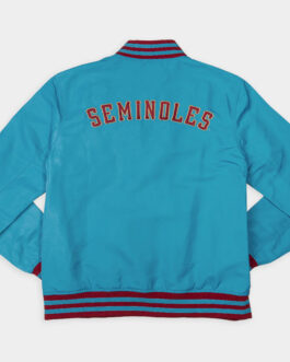 Florida State Seminole Turquoise Bomber Jacket