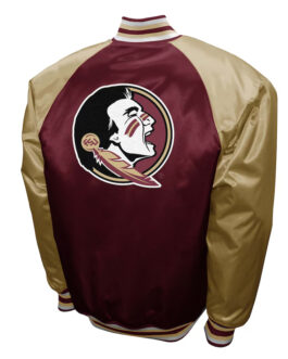 Florida State Seminoles The Game Garnet Satin Jacket
