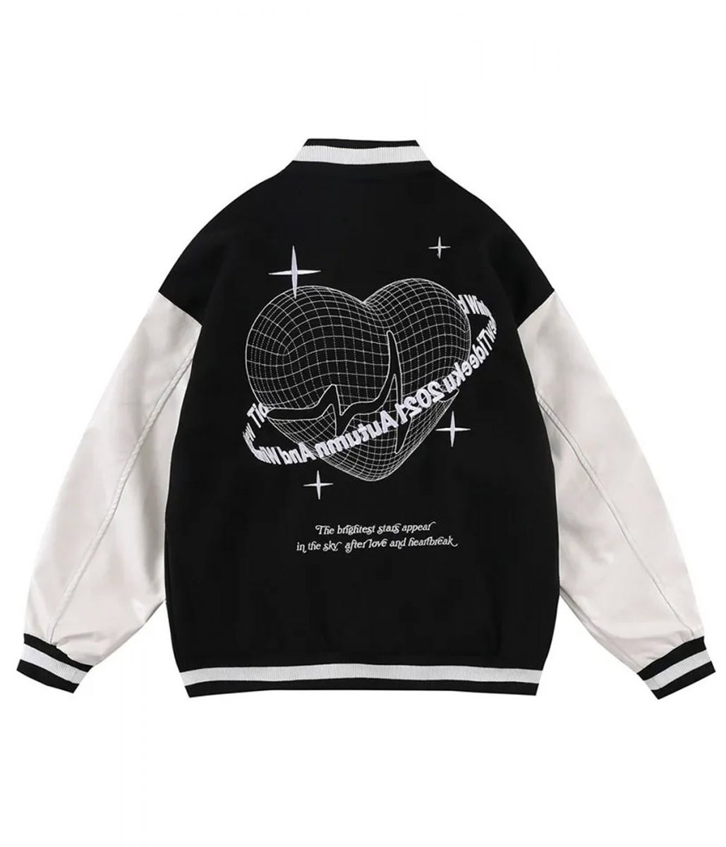 Varsity TideEku Shine Black/Pink Jacket - Image 4