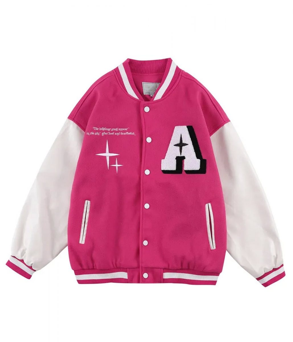 Varsity TideEku Shine Black/Pink Jacket - Image 2