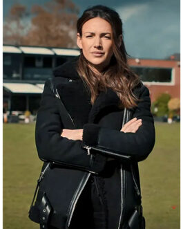 Fool Me Once Michelle Keegan Shearling Jacket
