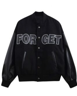 Forget Zero Fighter Baseball Black Jacket