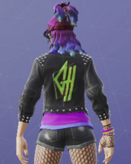 Synth Star Fortnite Battle Royale Leather Jacket