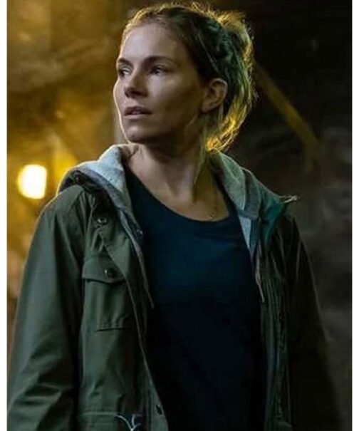 21 Bridges Sienna Miller Jacket with Hood - Image 3