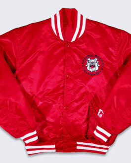 Fresno State Bulldogs Red Bomber Jacket