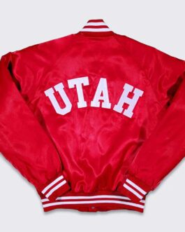 80’s Utah Utes Red Bomber Jacket