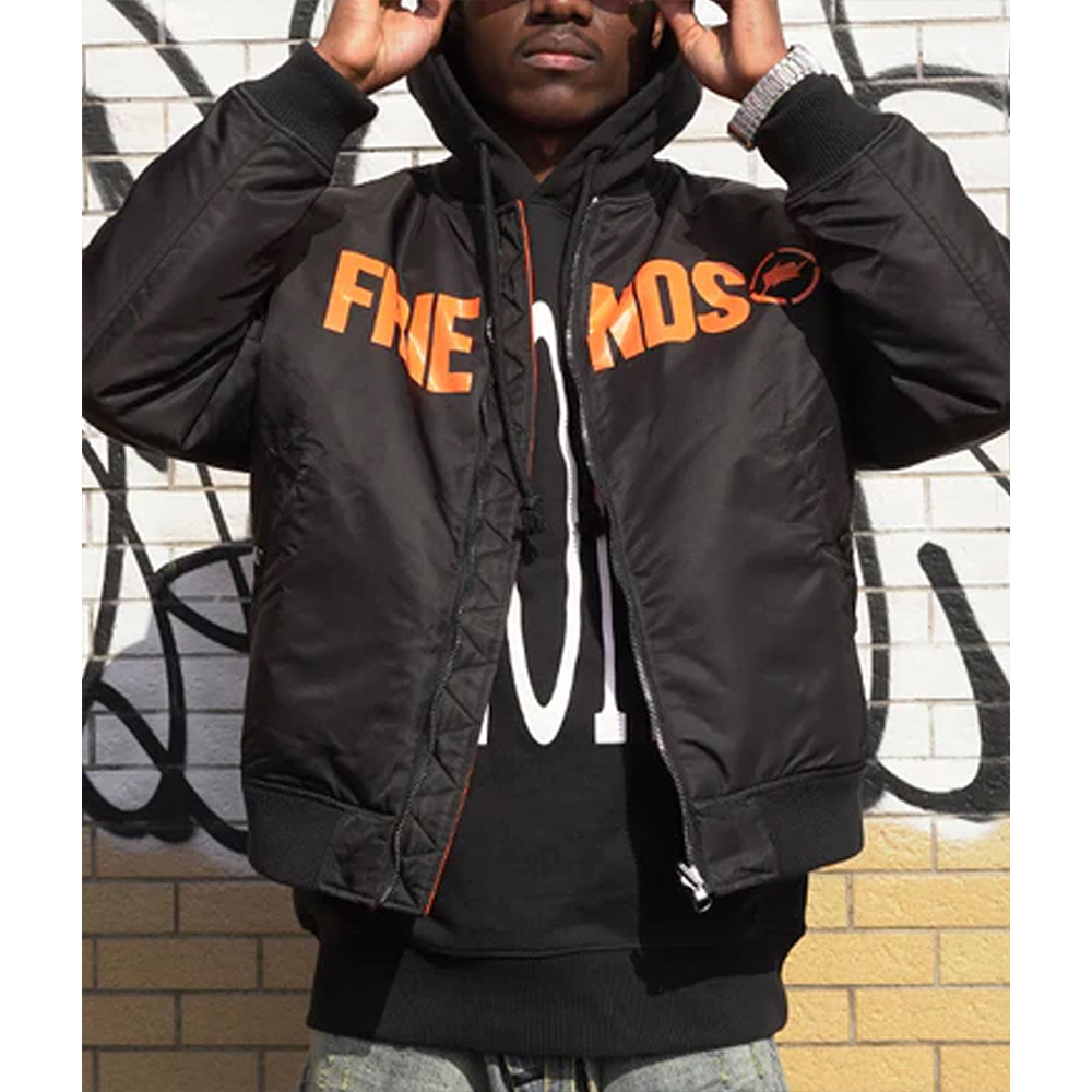 Friends Vlone Bomber Jacket - Image 7